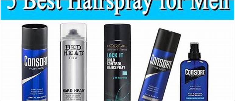 Gents hair spray